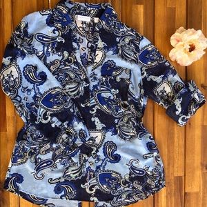 New York Company tunic blouse L